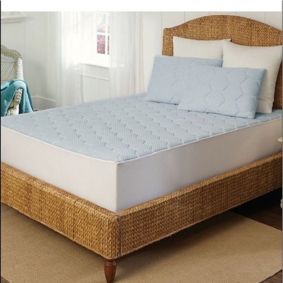 Rio Home Fashions Arctic Sleep CoolingGel Memory Foam Mattress Pad - Queen - Picture 1 of 5